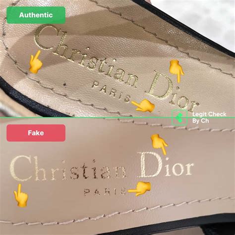 authentic v fake dior heels|are dior heels real.